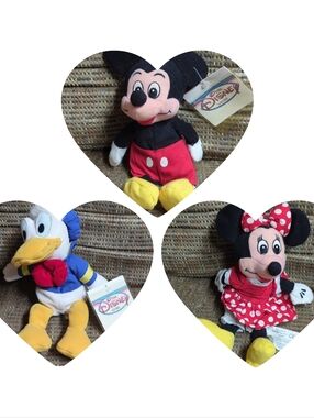 The Disney store Bean Bag Mini Plush Bundle